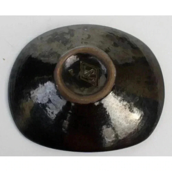 Vintage Mid Century Duck Bird Mini Art Pottery Studio Appetizer Bowl Stamped RP - Picture 3 of 3